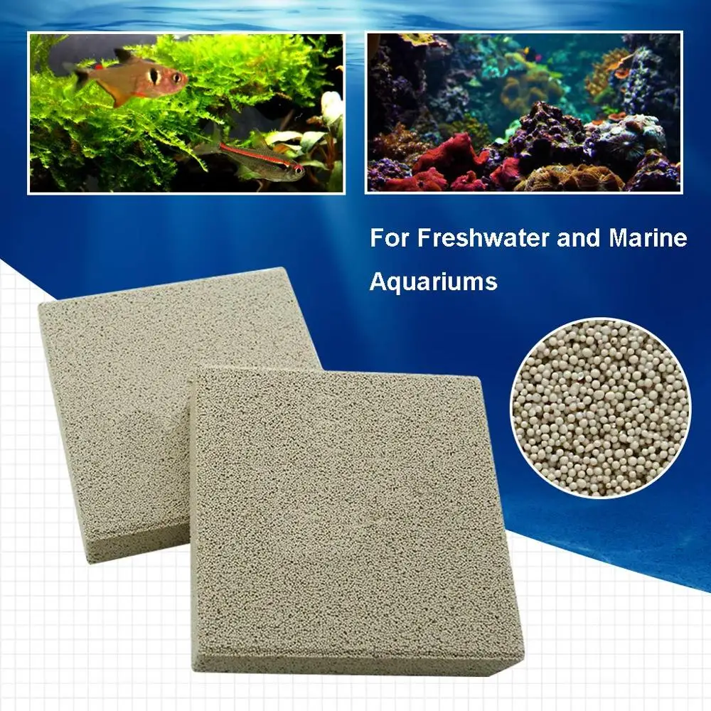 Aquarium Filter Media, Ceramic Biological Filter Media for Marine and Freshwater Fish Tank, Two Pcs
Aquarium Filter Media, Ceramic Biological Filter Media for Marine and Freshwater Fish Tank, Two Pcs