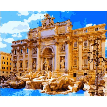 Painting By Numbers DIY Dropshipping 40x50 50x65cm Roman city wishing pool Landscape Canvas Wedding Decoration Art picture Gift
Painting By Numbers DIY Dropshipping 40x50 50x65cm Roman city wishing pool Landscape Canvas Wedding Decoration Art picture Gift