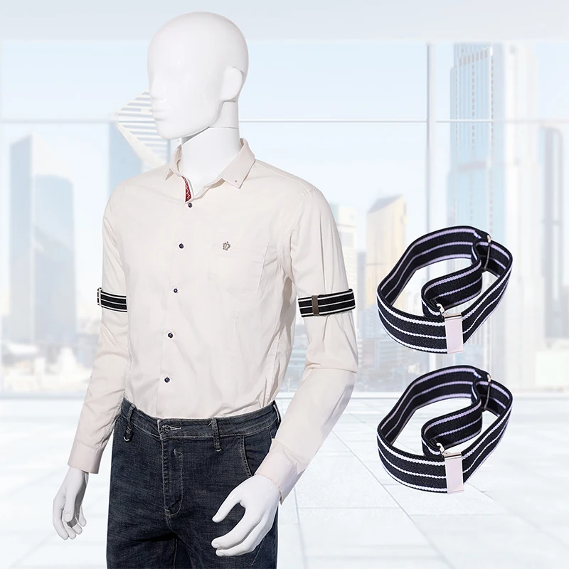 New Elastic man shirt armband sleeve ring One Pair Elastic Armband Shirt Sleeve Holder Women Men Fashion Adjustable Arm Cuffs
New Elastic man shirt armband sleeve ring One Pair Elastic Armband Shirt Sleeve Holder Women Men Fashion Adjustable Arm Cuffs