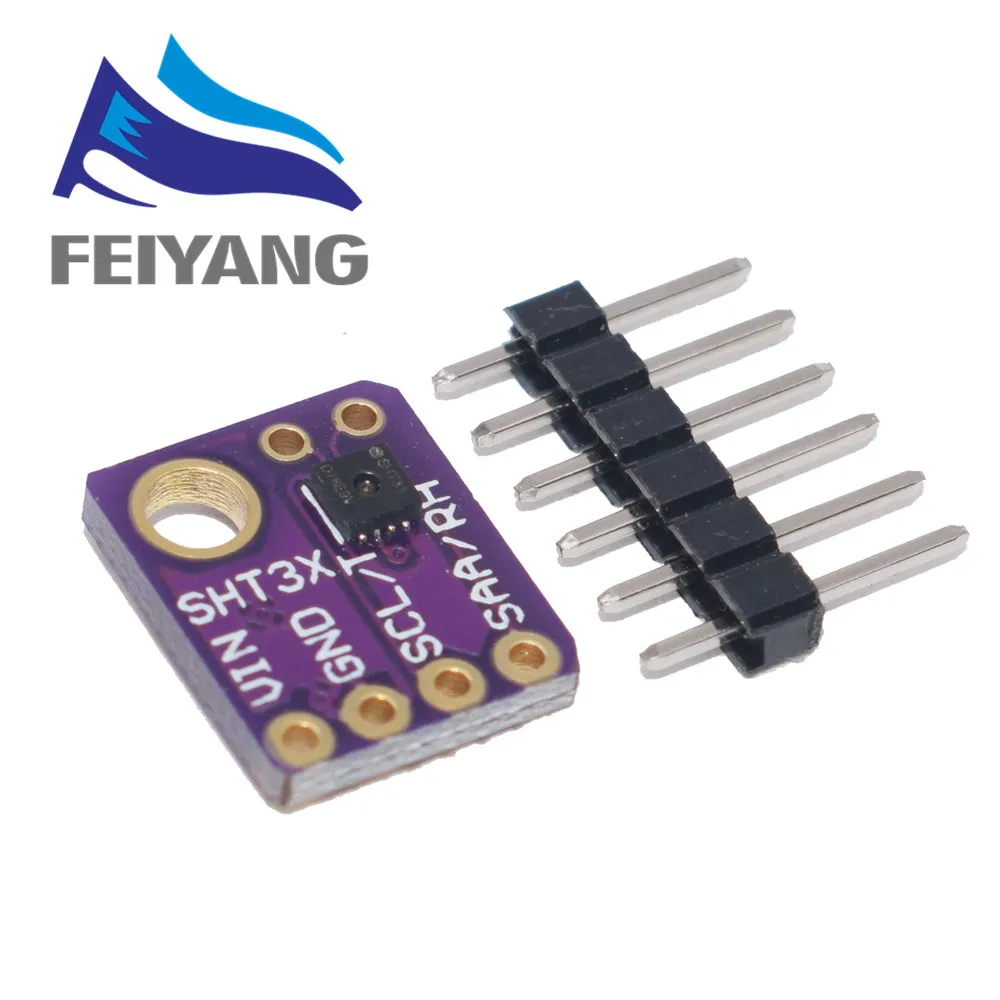 10PCS SHT31 Temperature SHT31-D Humidity Sensor Module Microcontroller IIC I2C Breakout Weather 3V 5V Compliant For Arduino
10PCS SHT31 Temperature SHT31-D Humidity Sensor Module Microcontroller IIC I2C Breakout Weather 3V 5V Compliant For Arduino