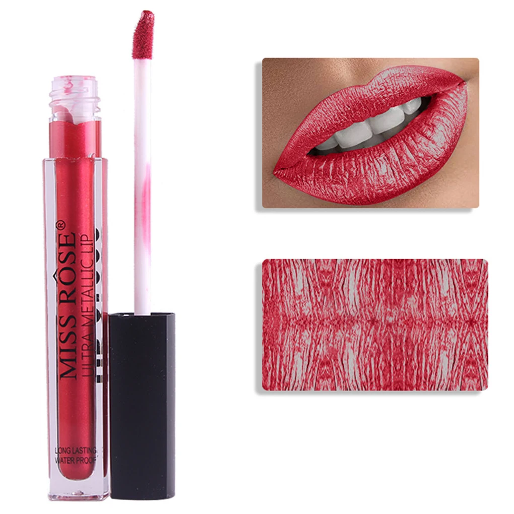 BGVfiveMetal Color Pigment 12 Colors Liquid Lipstick Matte Waterproof Non-stick Cup Lip Gloss Tint Stain
BGVfiveMetal Color Pigment 12 Colors Liquid Lipstick Matte Waterproof Non-stick Cup Lip Gloss Tint Stain