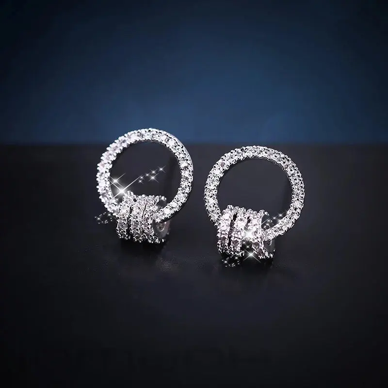 Shine Earrings 925 Sterling Silver Exaggerated Unique Silver Noble Jewelry Earings Fashion Jewelry Zircon Stud Earrings Round
Shine Earrings 925 Sterling Silver Exaggerated Unique Silver Noble Jewelry Earings Fashion Jewelry Zircon Stud Earrings Round
