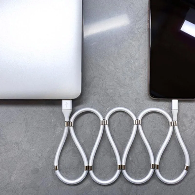 Magic Rope Magnetic Data Cable for iPhone Samsung Xiaomi Automatically Retractable Micro USB Type C Fast Charge 2.4A Phone Cable
Magic Rope Magnetic Data Cable for iPhone Samsung Xiaomi Automatically Retractable Micro USB Type C Fast Charge 2.4A Phone Cable
