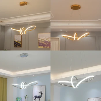 Gold Chrome Plating Modern Led Chandelier Deco Chandelier Fixture Hanging for Dining Room Kitchen Room Living Room Home Iron AC
Gold Chrome Plating Modern Led Chandelier Deco Chandelier Fixture Hanging for Dining Room Kitchen Room Living Room Home Iron AC