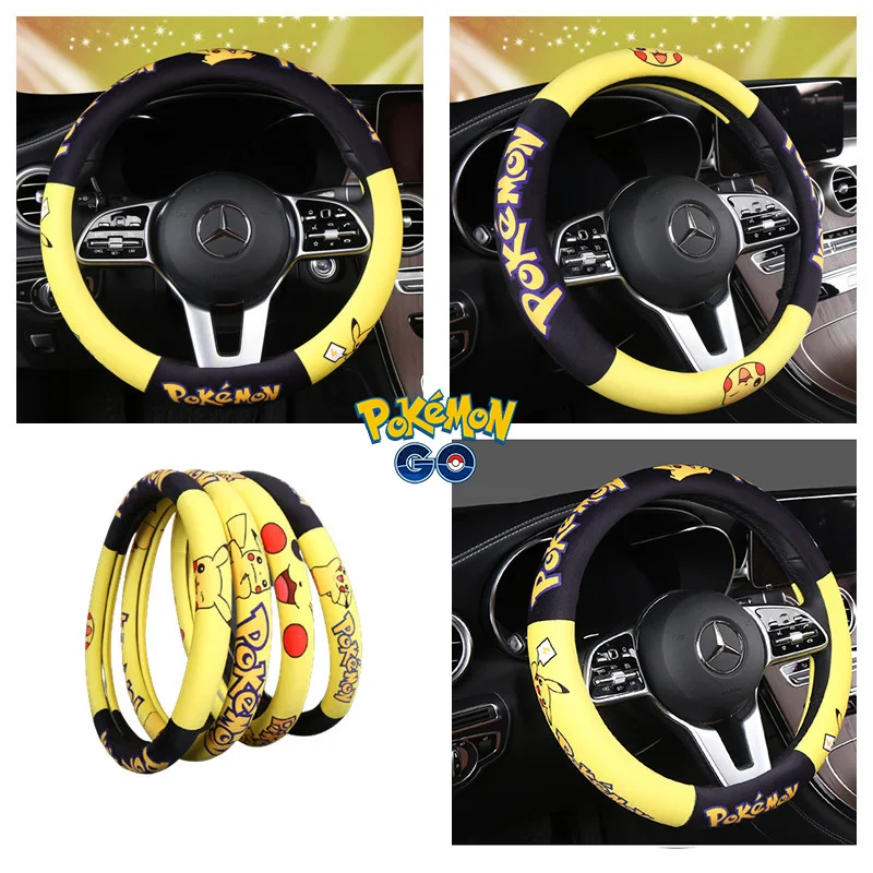 Pokemon Pikachu 38cm Car Round D Shape Steering Wheel Cover Japan Cartoon Animation Four Seasons Universal Non slip Short Plush
Pokemon Pikachu 38cm Car Round D Shape Steering Wheel Cover Japan Cartoon Animation Four Seasons Universal Non slip Short Plush
