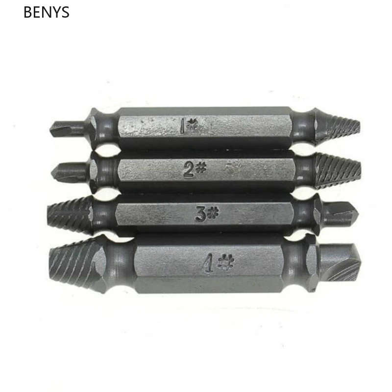 4PCS/set Disassembly Screw Woodworking Screw Extractor Easy To Take Out and Disassemble Broken Bolt Drill Bit Double-sided Tool
4PCS/set Disassembly Screw Woodworking Screw Extractor Easy To Take Out and Disassemble Broken Bolt Drill Bit Double-sided Tool