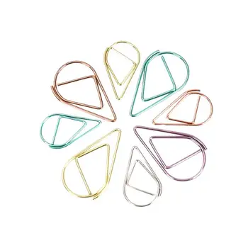10pcs Paper Clips Creative Water Drop Shape Plastic Bookmark Clip Multifunctional Memo Clip (Random Color)
10pcs Paper Clips Creative Water Drop Shape Plastic Bookmark Clip Multifunctional Memo Clip (Random Color)