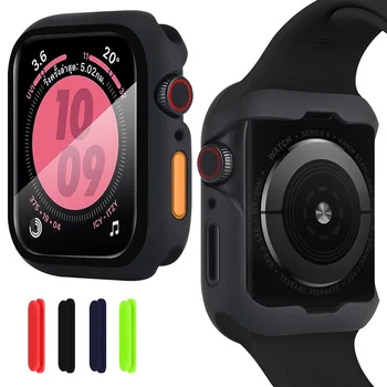 2pcs Screen Protection Case For Apple Watch Series 1/2/3/4/5/6/SE 38/42mm 40/44mm Thin TPU Frame Case + Tempered Film Full Cover
2pcs Screen Protection Case For Apple Watch Series 1/2/3/4/5/6/SE 38/42mm 40/44mm Thin TPU Frame Case + Tempered Film Full Cover