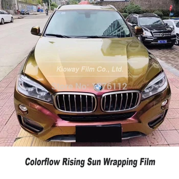 Highest quality glossy colorflow vinyl wrap rising sun wrapping film car wrap vinyl roll Chameleon Wrapping quality Warranty
Highest quality glossy colorflow vinyl wrap rising sun wrapping film car wrap vinyl roll Chameleon Wrapping quality Warranty