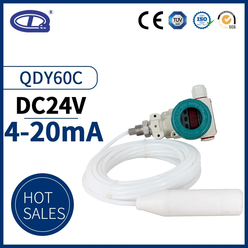 LED Display 4-20mA output level measuring instrument Liquid Level Transmitter Antisepsis diesel fuel tank level sensor
LED Display 4-20mA output level measuring instrument Liquid Level Transmitter Antisepsis diesel fuel tank level sensor