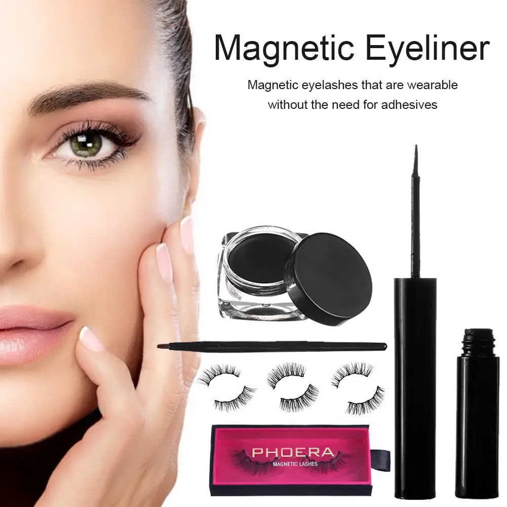 Magnetic Eyeliner Eyelashes Kit Magnetic 3D Eyelashes Liquid Eyeliner Waterproof False Lashes Eyelash Curler Reusable Eyelash
Magnetic Eyeliner Eyelashes Kit Magnetic 3D Eyelashes Liquid Eyeliner Waterproof False Lashes Eyelash Curler Reusable Eyelash