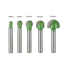 6-18mm Ball Nose End Mill Router Bit Round Nose Cove Core Woodworking CNC Wood Milling Cutter 6mm Shank
6-18mm Ball Nose End Mill Router Bit Round Nose Cove Core Woodworking CNC Wood Milling Cutter 6mm Shank