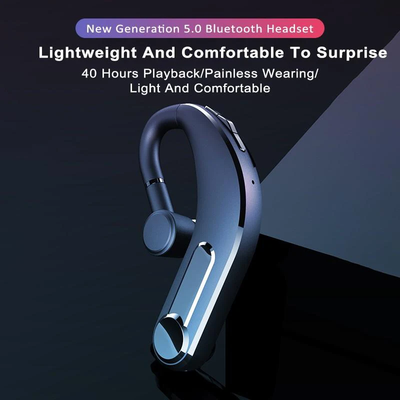 CVC8.0 Business Wireless Bluetooth Headset With Mic Volume Control Handsfree Bluetooth Earphone Noise Control for Driver Sports
CVC8.0 Business Wireless Bluetooth Headset With Mic Volume Control Handsfree Bluetooth Earphone Noise Control for Driver Sports