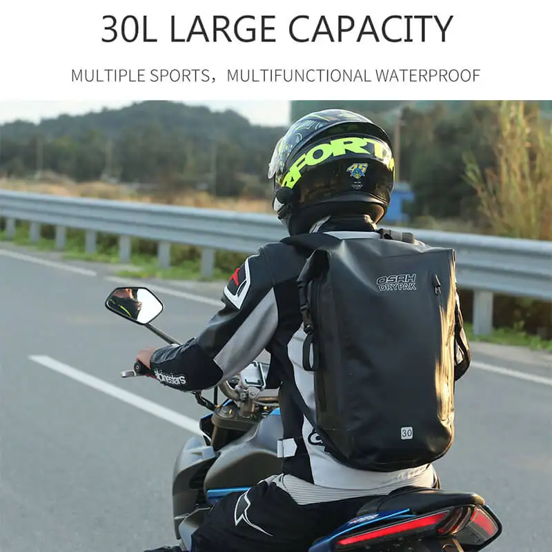 OSAH Waterproof Backpack 30L Dry Bag With Internal Detachable PC Bag Water Resistant Heavy Duty Roll-Top Closure Scuba Dive Bag
OSAH Waterproof Backpack 30L Dry Bag With Internal Detachable PC Bag Water Resistant Heavy Duty Roll-Top Closure Scuba Dive Bag