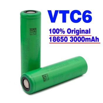 100% original de VTC6 3,7V 3000 mAh Li-ion recargable 18650 batera vtc6 30A cigarrillo electrnico juguetes de her
100% original de VTC6 3,7V 3000 mAh Li-ion recargable 18650 batera vtc6 30A cigarrillo electrnico juguetes de her