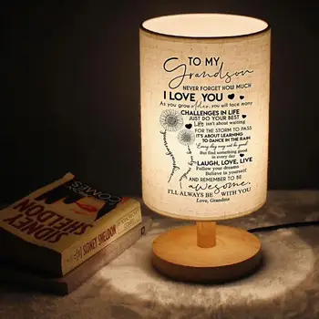 "Grandma To My Grandson Reading lamp bedside printed a meaningful blessing content he will continue beautiful gift "
"Grandma To My Grandson Reading lamp bedside printed a meaningful blessing content he will continue beautiful gift "