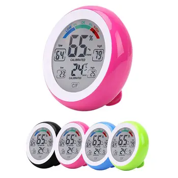 Digital LCD Display Indoor Thermometer Hygrometer Round Wireless Electronic Temperature Humidity Meter Weather Station Tester
Digital LCD Display Indoor Thermometer Hygrometer Round Wireless Electronic Temperature Humidity Meter Weather Station Tester