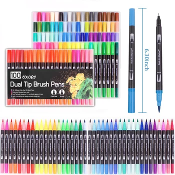 Dual Markers Brush Pen Set Brush Tips & Colored Fine Point Pen Set for Lettering Writing Coloring Drawing,Planner Art Supplier
Dual Markers Brush Pen Set Brush Tips & Colored Fine Point Pen Set for Lettering Writing Coloring Drawing,Planner Art Supplier