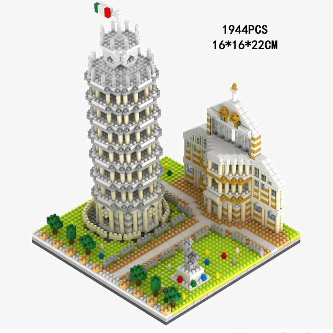 LegoINGlys creators city Street view Italy Leaning Tower of Pisa nano micro diamond building blocks model bricks toys for gifts
LegoINGlys creators city Street view Italy Leaning Tower of Pisa nano micro diamond building blocks model bricks toys for gifts