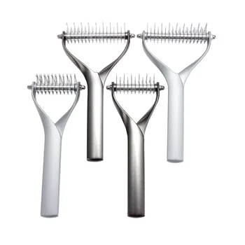 Pet Double Hair Shedding Comb Pet Dog Cat Brush Grooming Tool Hair Removal Comb Zinc Alloy Luxury For Pets
Pet Double Hair Shedding Comb Pet Dog Cat Brush Grooming Tool Hair Removal Comb Zinc Alloy Luxury For Pets