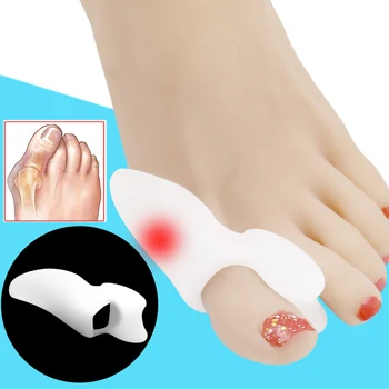 Silicone Foot Care Tool Hallux Valgus Bone Corrector Toe Separator Straightener Thumb Orthopaedic Protector Bunion Adjuster 
Silicone Foot Care Tool Hallux Valgus Bone Corrector Toe Separator Straightener Thumb Orthopaedic Protector Bunion Adjuster