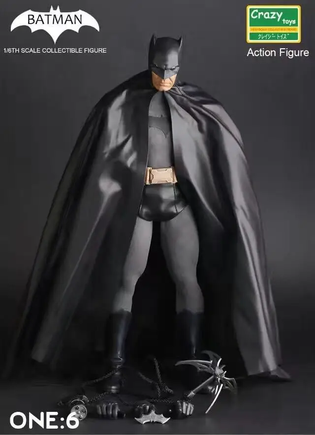 Crazy Toys 1:6 Batman Black Ver. BJD The Dark Knight Bat Man Collectible Action Figure Toys Joints Moveable
Crazy Toys 1:6 Batman Black Ver. BJD The Dark Knight Bat Man Collectible Action Figure Toys Joints Moveable