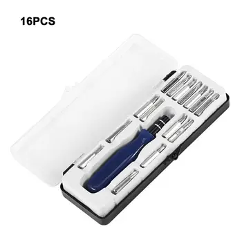 16 In 1 Multifunctional Precision Screwdriver Sets High Speed Carbon Steel Screwdriver Set Mobile Phone Tablet Repair Tools
16 In 1 Multifunctional Precision Screwdriver Sets High Speed Carbon Steel Screwdriver Set Mobile Phone Tablet Repair Tools