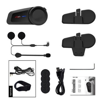 1000M Motorcycle 6 Riders Group Talking System BT with FM Radio Helmet New M2 Intercom Headsets Helmet Bluetooth Interphone
1000M Motorcycle 6 Riders Group Talking System BT with FM Radio Helmet New M2 Intercom Headsets Helmet Bluetooth Interphone