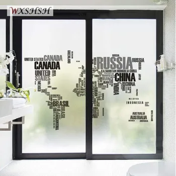 Custom Size Glass FIlm Static Cling World Map Pattern Privacy Protection Decorative Staned Film For Home Office Store 40cmx100cm
Custom Size Glass FIlm Static Cling World Map Pattern Privacy Protection Decorative Staned Film For Home Office Store 40cmx100cm