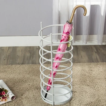 Metal Umbrella Holder, Household Umbrella Stand Storage, Umbrella Storage Bucket White 
Metal Umbrella Holder, Household Umbrella Stand Storage, Umbrella Storage Bucket White