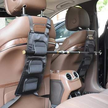 

2pcs Booms Fishing VBC Fishing Rod Holder Carrier for Vehicle Backseat Holds 3 Poles Suitable for car most models Fishing Tackle