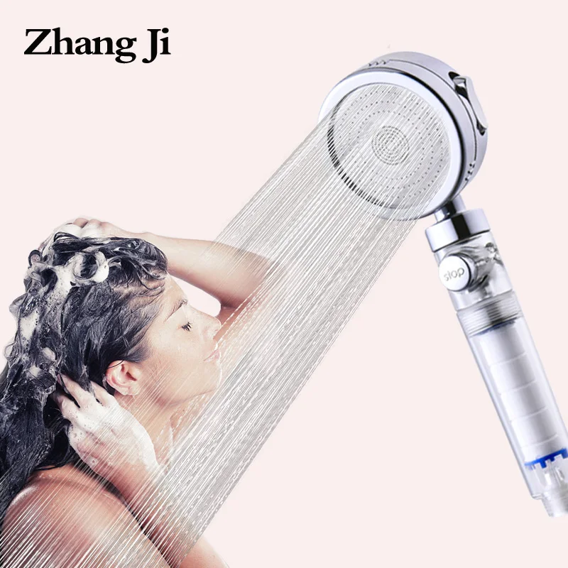 ZhangJi 3-Function Filter Shower Head with Stop Switch Bathroom Multifunction Showerhead Electroplated Water Saving Sprayer
ZhangJi 3-Function Filter Shower Head with Stop Switch Bathroom Multifunction Showerhead Electroplated Water Saving Sprayer