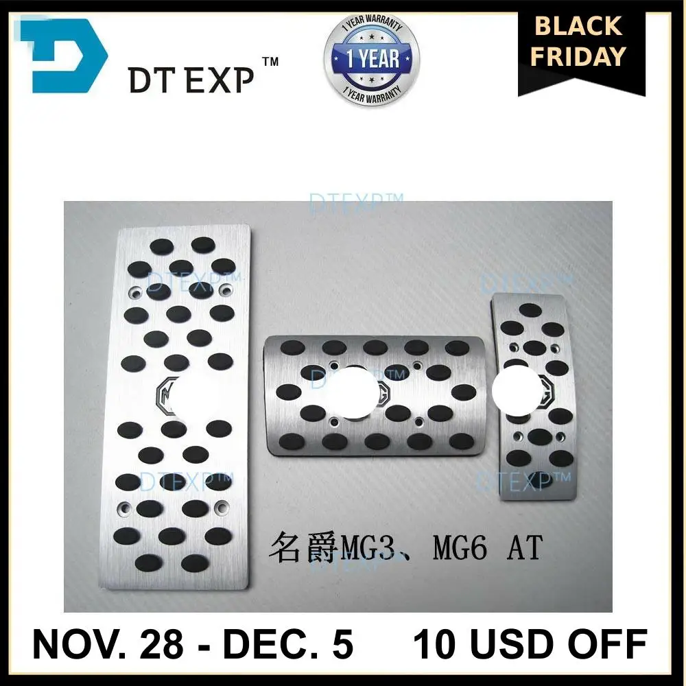 AT MT Pedal for MG 3 MG 6 MG550 Brake Clutch Footrest Pedal Cover MG 350 customize available, with screws
AT MT Pedal for MG 3 MG 6 MG550 Brake Clutch Footrest Pedal Cover MG 350 customize available, with screws