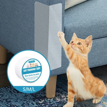 S/M/L Pet Cat Scratch Guard Mat Transparent Cats Scratching Post Furniture Sofa paw Protector Pads Cat Scratch Tape
S/M/L Pet Cat Scratch Guard Mat Transparent Cats Scratching Post Furniture Sofa paw Protector Pads Cat Scratch Tape