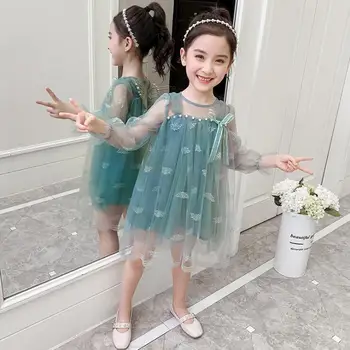 Girls' dress 2020 Spring New Korean children's Fairy Butterfly Princess Dresses Size 110-160cm Kids Dress
Girls' dress 2020 Spring New Korean children's Fairy Butterfly Princess Dresses Size 110-160cm Kids Dress
