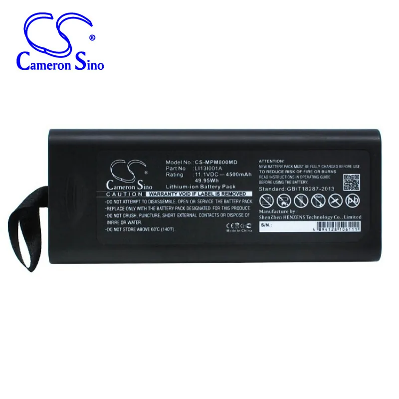 CameronSino для MINDRAY IMEC10 IMEC12 IMEC8 IPM10 IPM12 IPM8 монитор VS600 VS900 LI13I001A батарея | Электроника