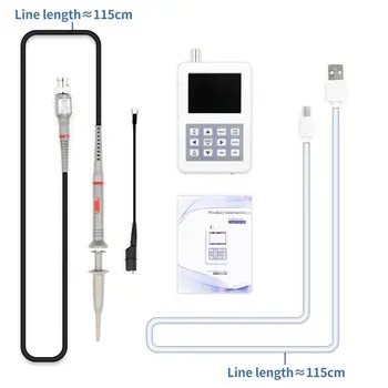 2031H 2.4-inch Screen Digital Oscilloscope 20MS/s Sampling Rate 30MHz Analog Bandwidth Support Waveform Storage
2031H 2.4-inch Screen Digital Oscilloscope 20MS/s Sampling Rate 30MHz Analog Bandwidth Support Waveform Storage