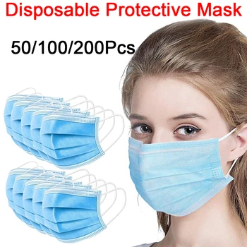 50/100/200Pcs Disposable Mask 3 Layers Mouth Mask Protective Face Mask Anti Dust Mask Filtration ≥ 95% Mask 24 Hours Shipping
50/100/200Pcs Disposable Mask 3 Layers Mouth Mask Protective Face Mask Anti Dust Mask Filtration ≥ 95% Mask 24 Hours Shipping