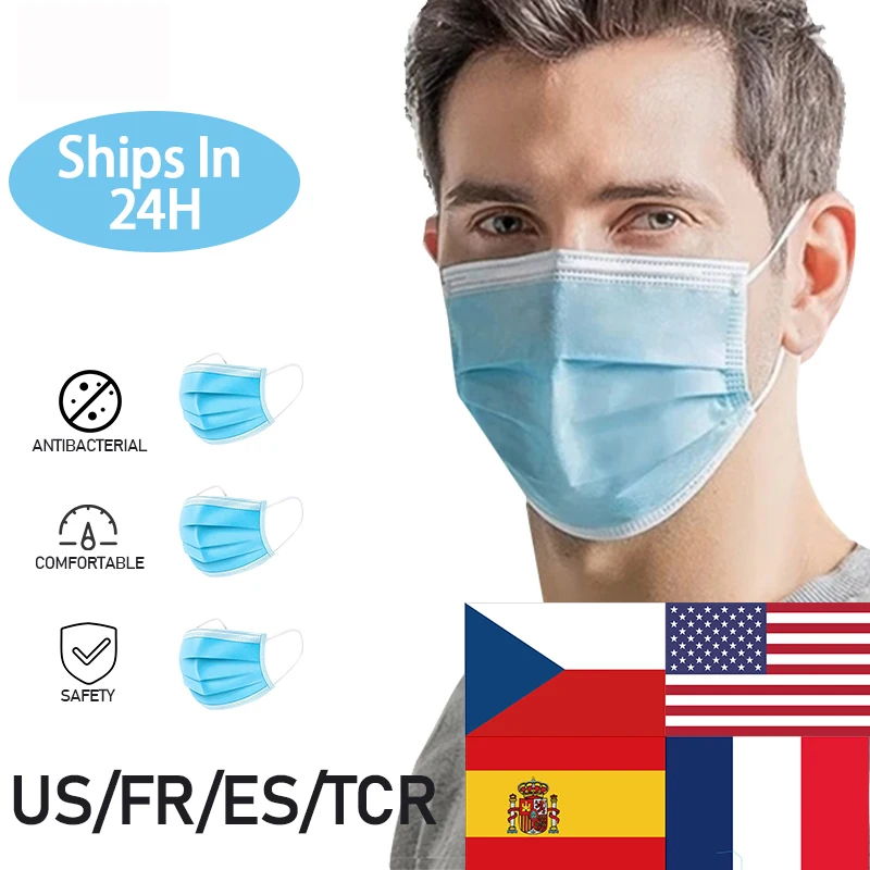 2020 NEW 50/100 Pcs Bag 3 Layer Non-woven Dust Face Mask Thickened Disposable Mouth Mask Dust Filter Safety / Mask
2020 NEW 50/100 Pcs Bag 3 Layer Non-woven Dust Face Mask Thickened Disposable Mouth Mask Dust Filter Safety / Mask