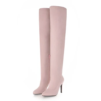 Lucyever women's plus size 33-48 Over The Knee Thigh High Boots Women super high heels potied toe long boots shoes woman booties
Lucyever women's plus size 33-48 Over The Knee Thigh High Boots Women super high heels potied toe long boots shoes woman booties
