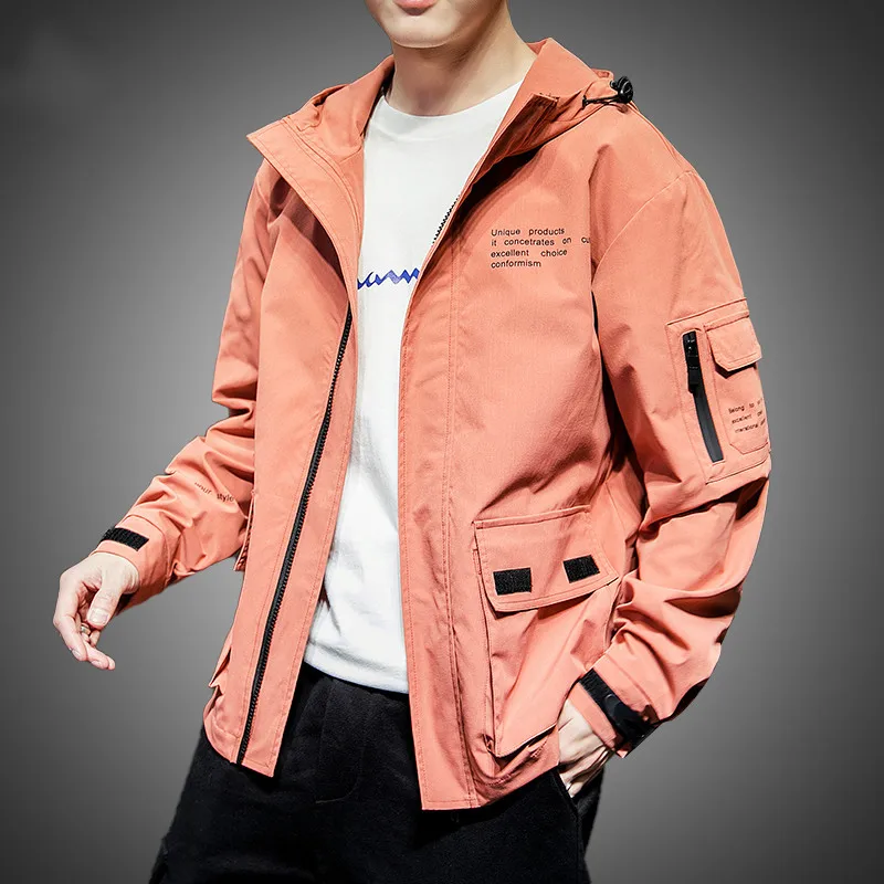 2019 Fashion Coat Men's Spring and Autumn Loose Casual Zipper Jacket Mens Korean Version of Sports Print Wild Hooded Jackets
2019 Fashion Coat Men's Spring and Autumn Loose Casual Zipper Jacket Mens Korean Version of Sports Print Wild Hooded Jackets