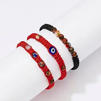 Turkish Evil Eye Colorful Glass Heart Hand Braided Bracelet for Women Men Charm Lucky Red Rope Adjustable Bracelet Jewelry Gifts
Turkish Evil Eye Colorful Glass Heart Hand Braided Bracelet for Women Men Charm Lucky Red Rope Adjustable Bracelet Jewelry Gifts
