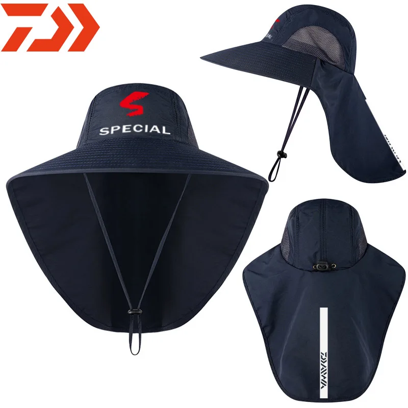 2019 Daiwa SPECIAL Fishing Cap UV Protection Face Neck Cover Sun Protcet DAWA Fishing Hats Outdoor Fishing Hiking Visor Hat
2019 Daiwa SPECIAL Fishing Cap UV Protection Face Neck Cover Sun Protcet DAWA Fishing Hats Outdoor Fishing Hiking Visor Hat