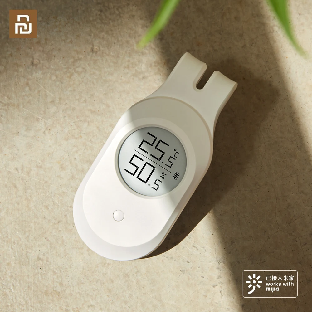 Фото Умный термометр Qingping Cleargrass LEE Bluetooth ЖК-дисплей цифровой работает с приложением Mijia