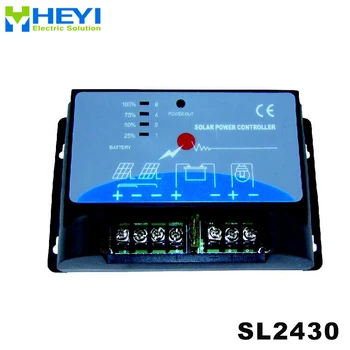 Universal solar charge and discharge controller with battery power indicator 15A SL2430 12V / 24V solar controller pwm
Universal solar charge and discharge controller with battery power indicator 15A SL2430 12V / 24V solar controller pwm