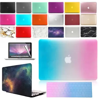KK&LL Matte Hard Shell Laptop Protector case + Keyboard Cover + Screen For Apple MacBook Air Pro Retina 11 12 13 15
KK&LL Matte Hard Shell Laptop Protector case + Keyboard Cover + Screen For Apple MacBook Air Pro Retina 11 12 13 15