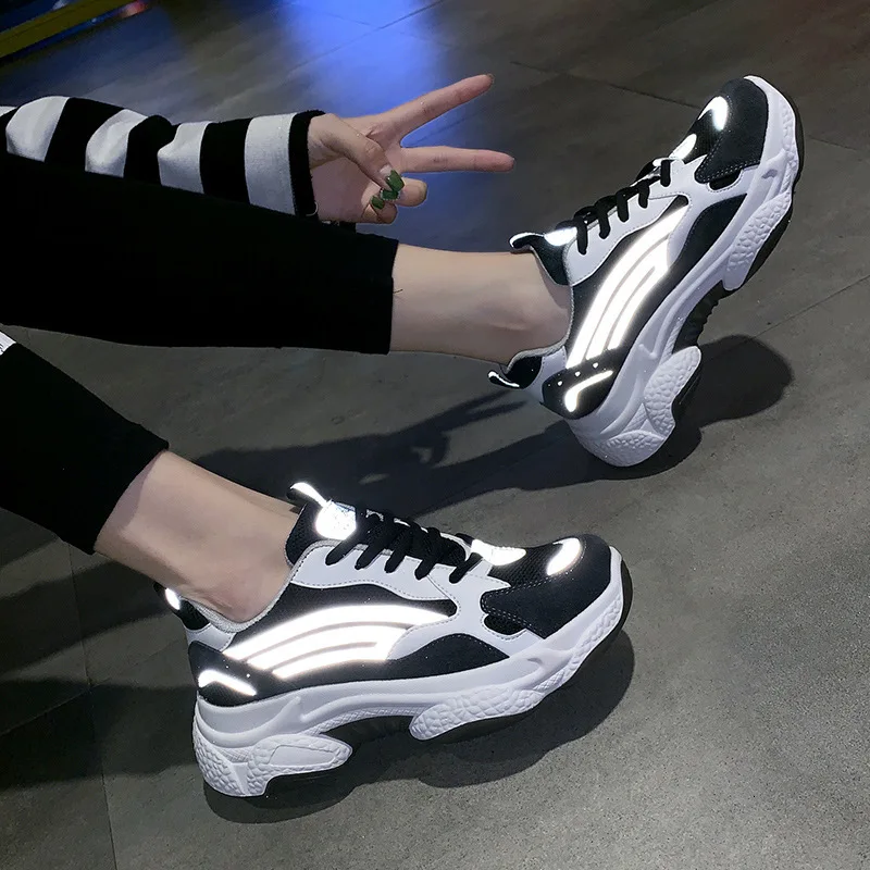 Autumn Shoes Woman Daddy Shoes Designer Sneakers Platform Sneakers Flats Platform Chunky Sneakers Reflective Casual Footwear
Autumn Shoes Woman Daddy Shoes Designer Sneakers Platform Sneakers Flats Platform Chunky Sneakers Reflective Casual Footwear