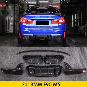 Front Splitter Grille Rear Bumper Lip Spoiler Diffuser Trunk Wing For BMW F90 M5 Car Styling 2018 2019 Car Body kit
Front Splitter Grille Rear Bumper Lip Spoiler Diffuser Trunk Wing For BMW F90 M5 Car Styling 2018 2019 Car Body kit