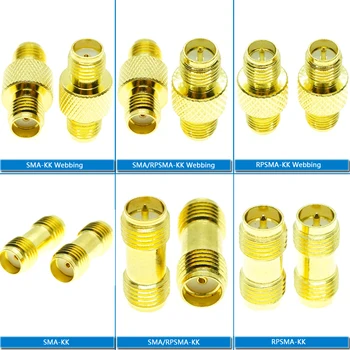 Splitter Socket Series SMA RP SMA Female to SMA RP SMA Female Extender Disc Connectors Gold Plated Straight Coaxial RF Adapters
Splitter Socket Series SMA RP SMA Female to SMA RP SMA Female Extender Disc Connectors Gold Plated Straight Coaxial RF Adapters
