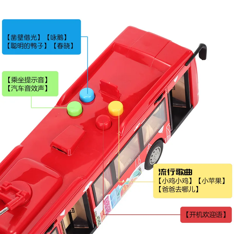 Linda Will Tell the Story of the City Double Bus Model Inertia Model GIRL'S And BOY'S Toy Bus Toy Car
Linda Will Tell the Story of the City Double Bus Model Inertia Model GIRL'S And BOY'S Toy Bus Toy Car